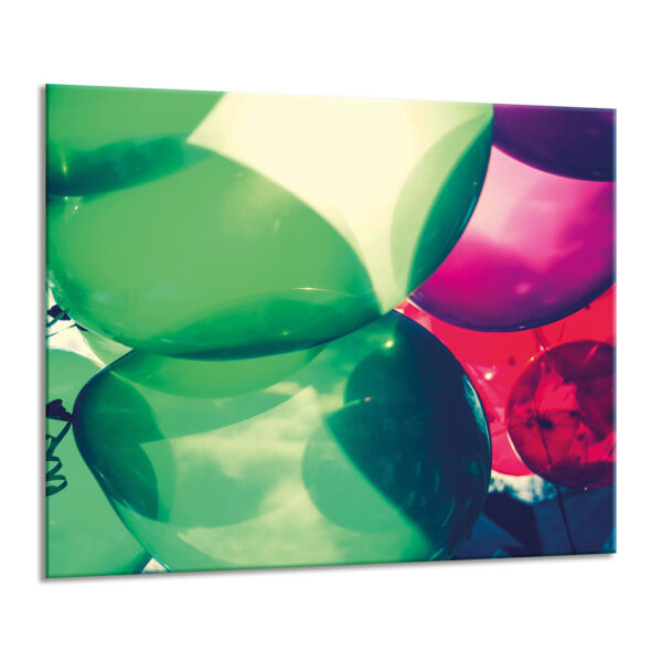 Szklana płyta ochronna na kuchenkę - balony - obrazek 2