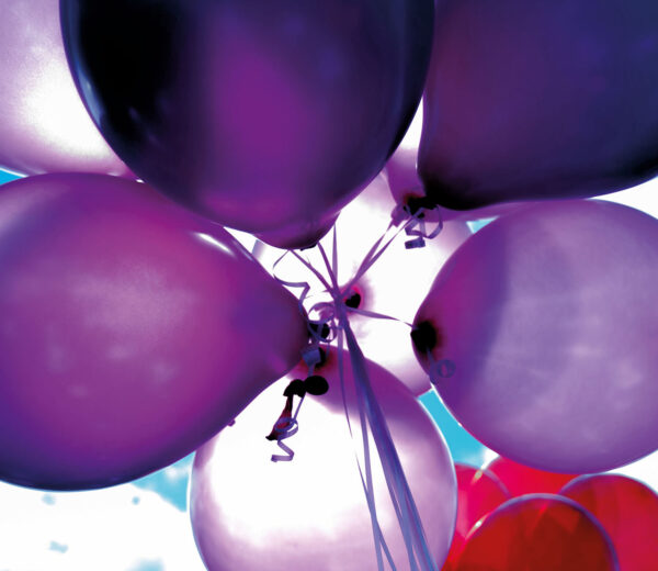 Szklana płyta ochronna na kuchenkę - balony