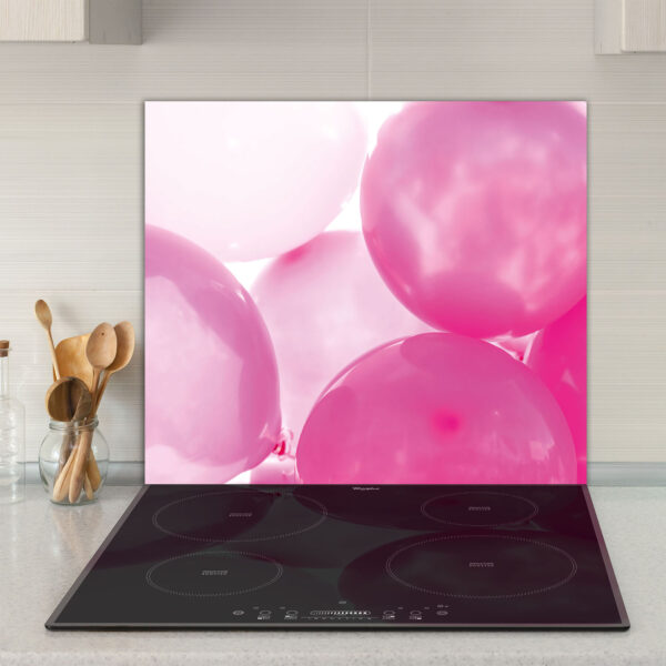 Szklana płyta ochronna na kuchenkę - balony - obrazek 3