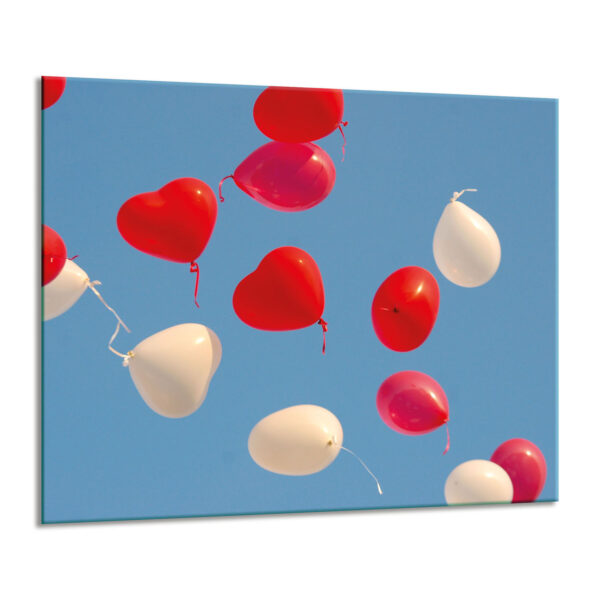 Szklana płyta ochronna na kuchenkę - balony - obrazek 2