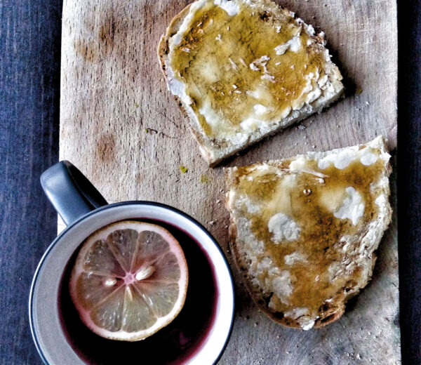 Szklana płyta ochronna na kuchenkę - kanapki,herbata