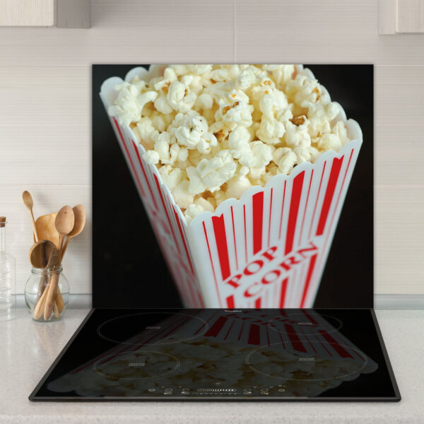 Szklana płyta ochronna na kuchenkę - popcorn - obrazek 3