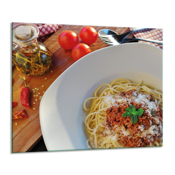 Szklana płyta ochronna na kuchenkę - spaghetti - obrazek 2