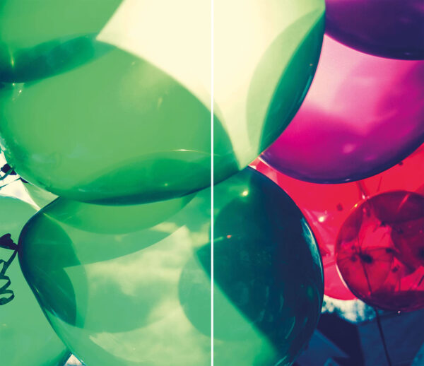 Szklana płyta ochronna na kuchenkę - balony