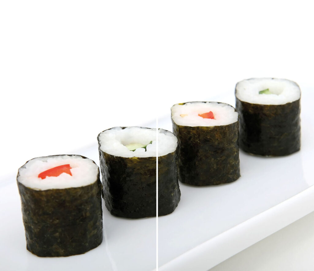 Szklana płyta ochronna na kuchenkę - sushi