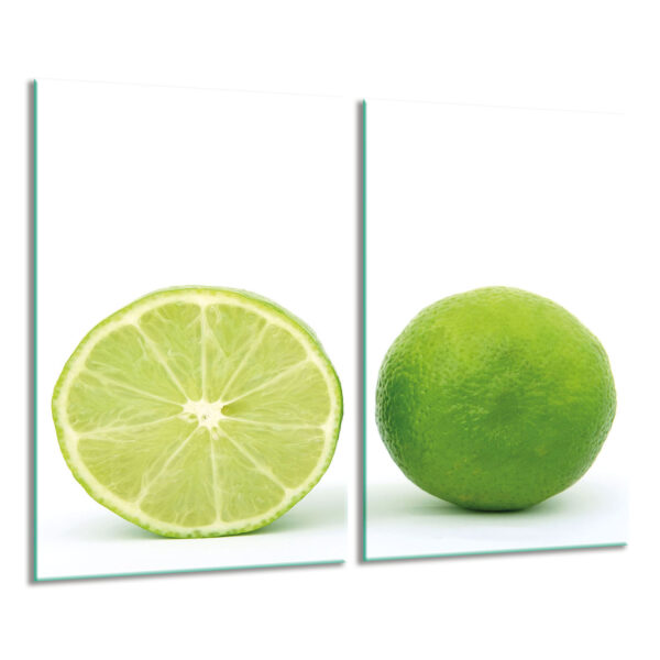 Szklana płyta ochronna na kuchenkę - limonka - obrazek 2