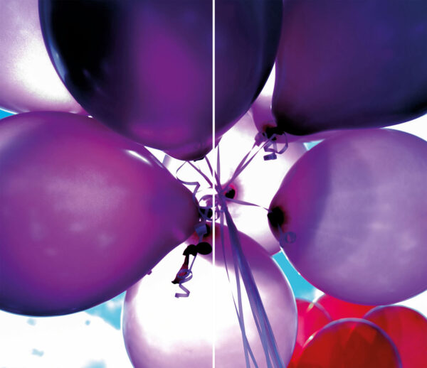 Szklana płyta ochronna na kuchenkę - balony