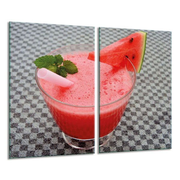 Szklana płyta ochronna na kuchenkę - owocowy drink - obrazek 2
