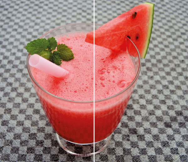 Szklana płyta ochronna na kuchenkę - owocowy drink