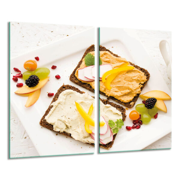Szklana płyta ochronna na kuchenkę - kanapki - obrazek 2