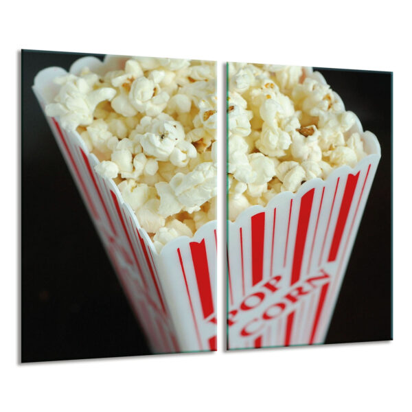 Szklana płyta ochronna na kuchenkę - popcorn - obrazek 2