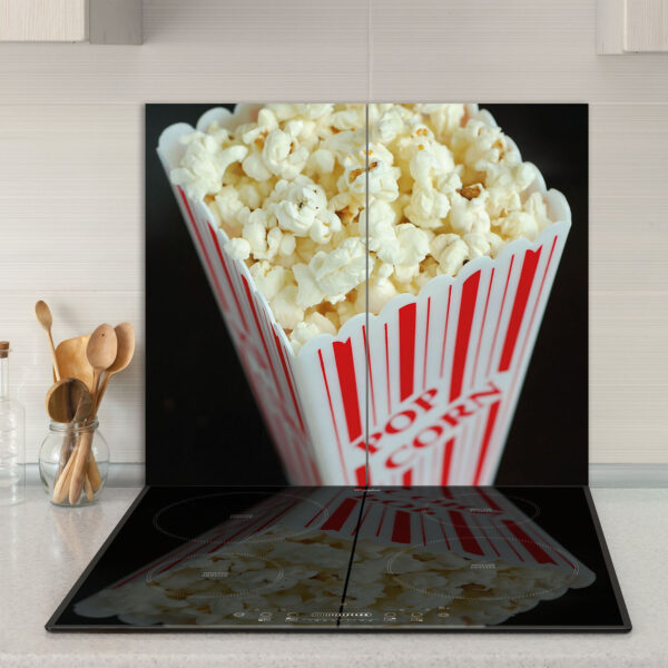 Szklana płyta ochronna na kuchenkę - popcorn - obrazek 3