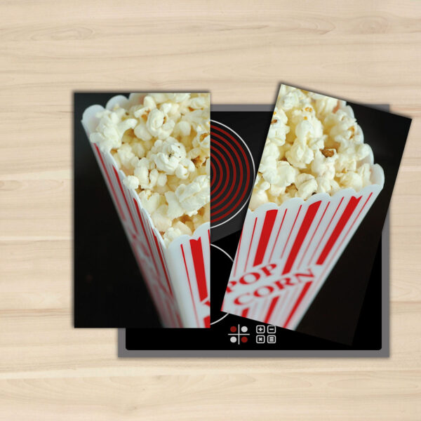Szklana płyta ochronna na kuchenkę - popcorn - obrazek 4