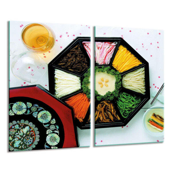 Szklana płyta ochronna na kuchenkę - sushi,danie - obrazek 2