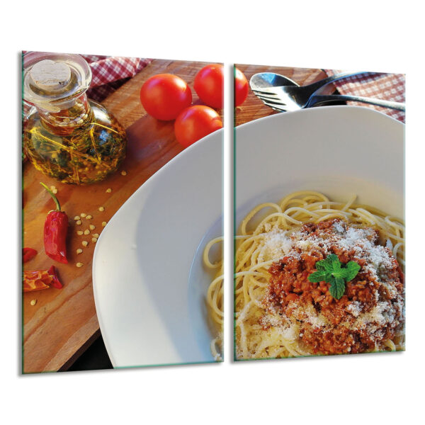 Szklana płyta ochronna na kuchenkę - spaghetti - obrazek 2