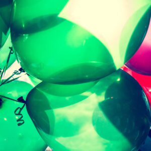 Szklana płyta ochronna na kuchenkę - balony