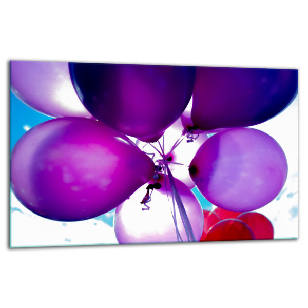 Szklana płyta ochronna na kuchenkę - balony - obrazek 2