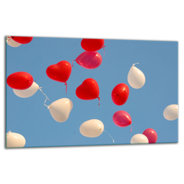 Szklana płyta ochronna na kuchenkę - balony - obrazek 2
