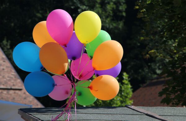 Szklana płyta ochronna na kuchenkę - balony