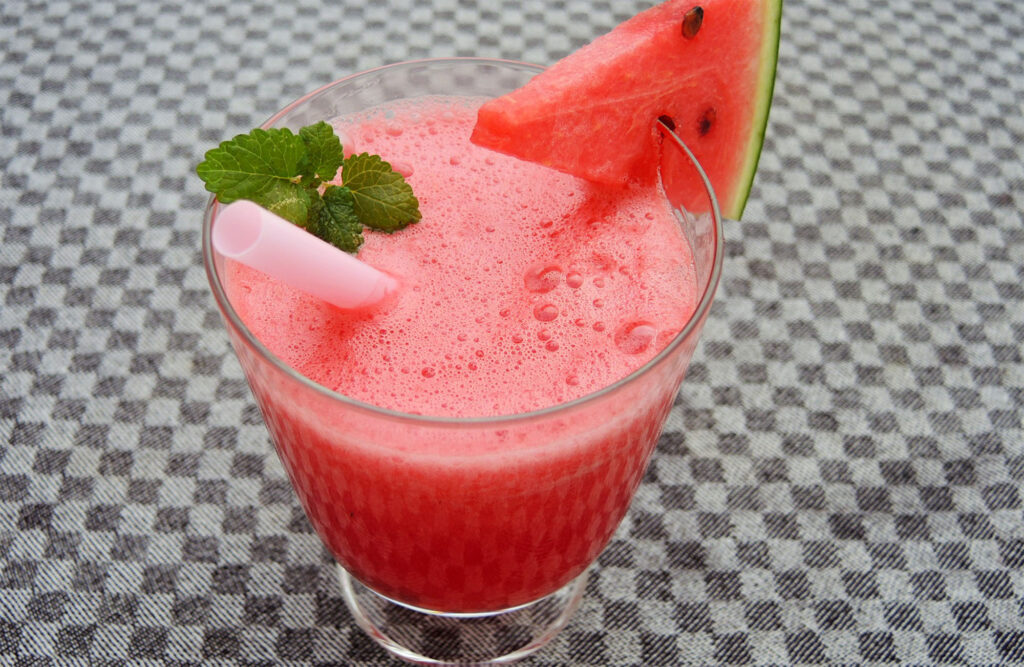 Szklana płyta ochronna na kuchenkę - owocowy drink