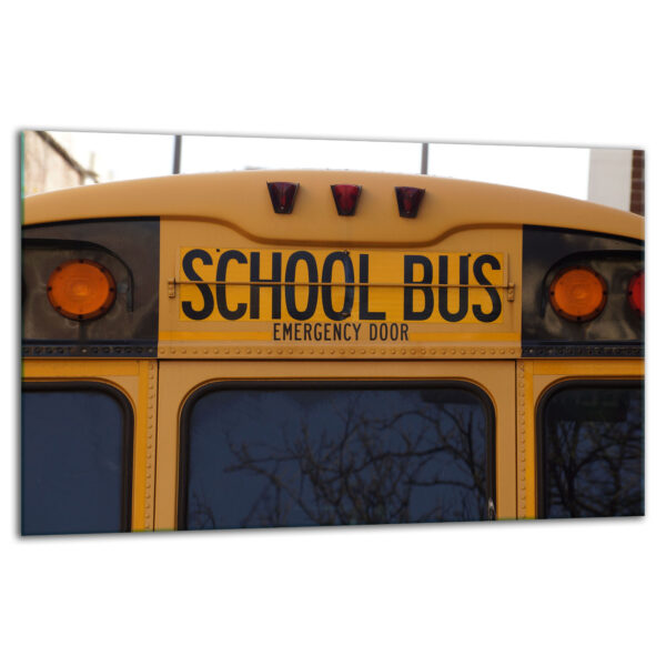 Szklana płyta ochronna na kuchenkę - autobus szkolny - obrazek 2