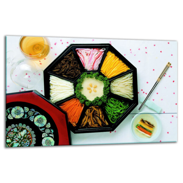 Szklana płyta ochronna na kuchenkę - sushi,danie - obrazek 2