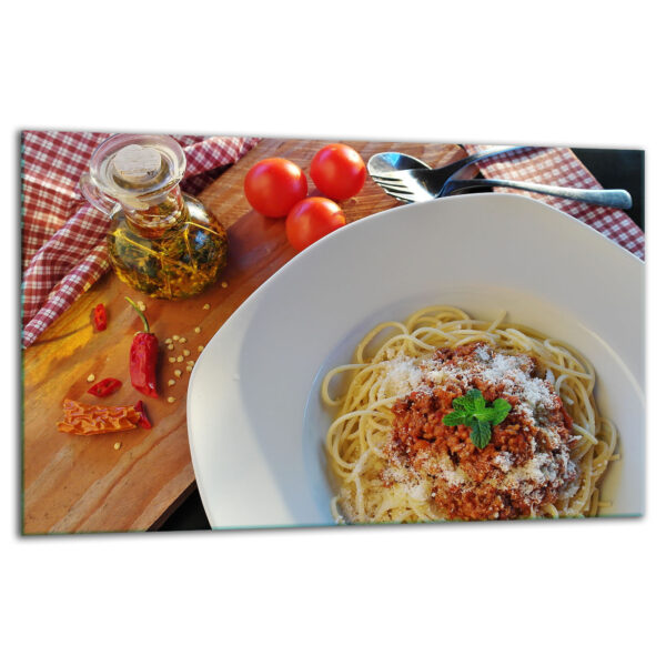 Szklana płyta ochronna na kuchenkę - spaghetti - obrazek 2