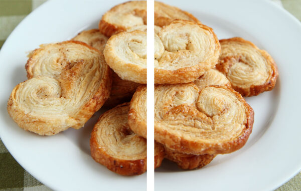 Szklana płyta ochronna na kuchenkę - ciastka