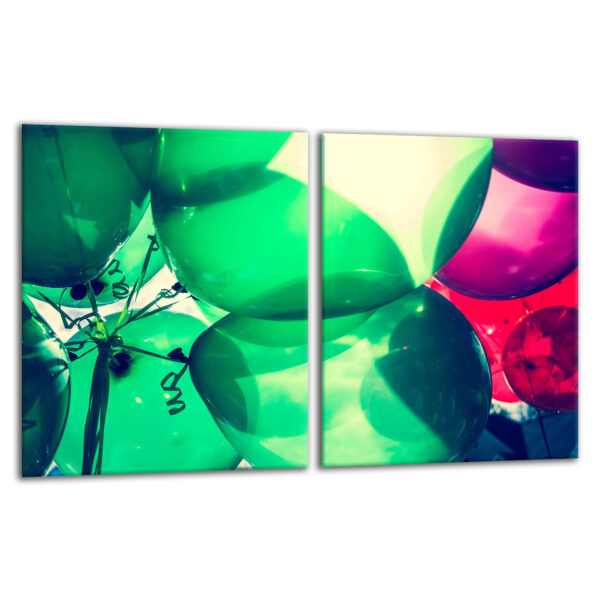 Szklana płyta ochronna na kuchenkę - balony - obrazek 2