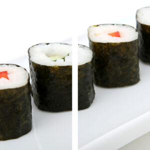 Szklana płyta ochronna na kuchenkę - sushi