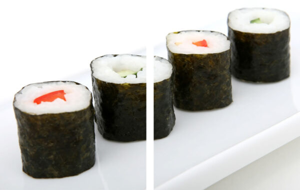 Szklana płyta ochronna na kuchenkę - sushi
