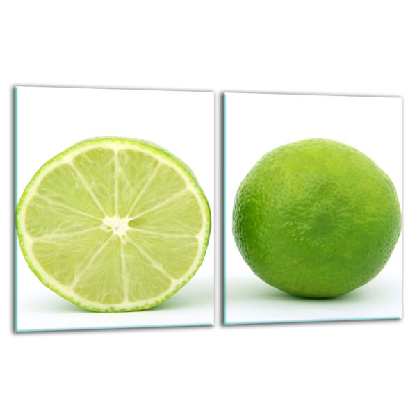 Szklana płyta ochronna na kuchenkę - limonka - obrazek 2