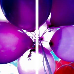 Szklana płyta ochronna na kuchenkę - balony