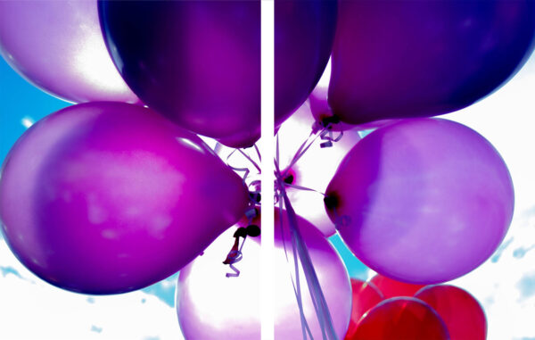 Szklana płyta ochronna na kuchenkę - balony