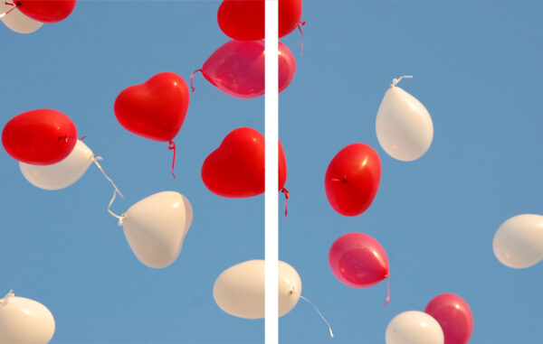 Szklana płyta ochronna na kuchenkę - balony