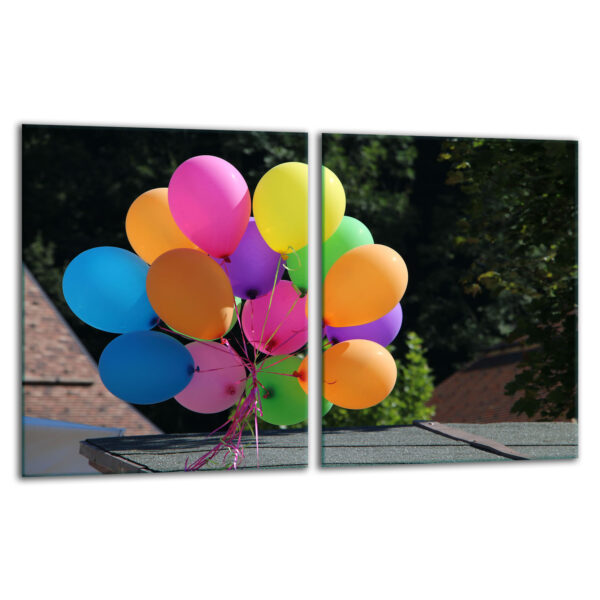 Szklana płyta ochronna na kuchenkę - balony - obrazek 2