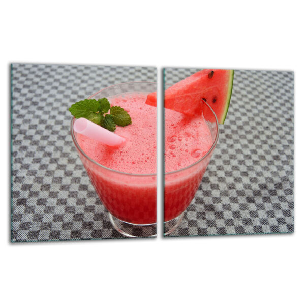 Szklana płyta ochronna na kuchenkę - owocowy drink - obrazek 2