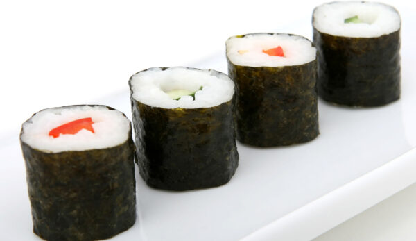 Szklana płyta ochronna na kuchenkę - sushi