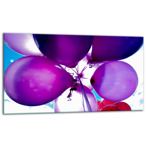Szklana płyta ochronna na kuchenkę - balony - obrazek 2
