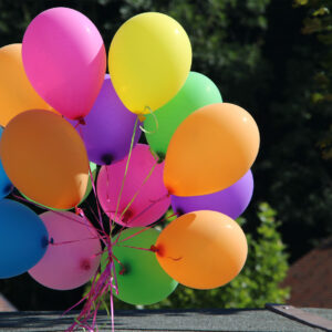 Szklana płyta ochronna na kuchenkę - balony