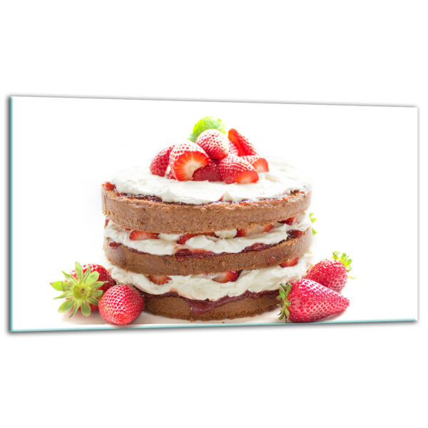 Szklana płyta ochronna na kuchenkę - deser,tort - obrazek 2